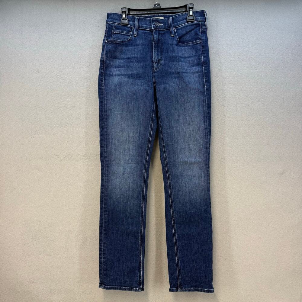 Mother Jeans Women's 25 (size 2) Dark Blue The Mid Rise Dazzler Ankle